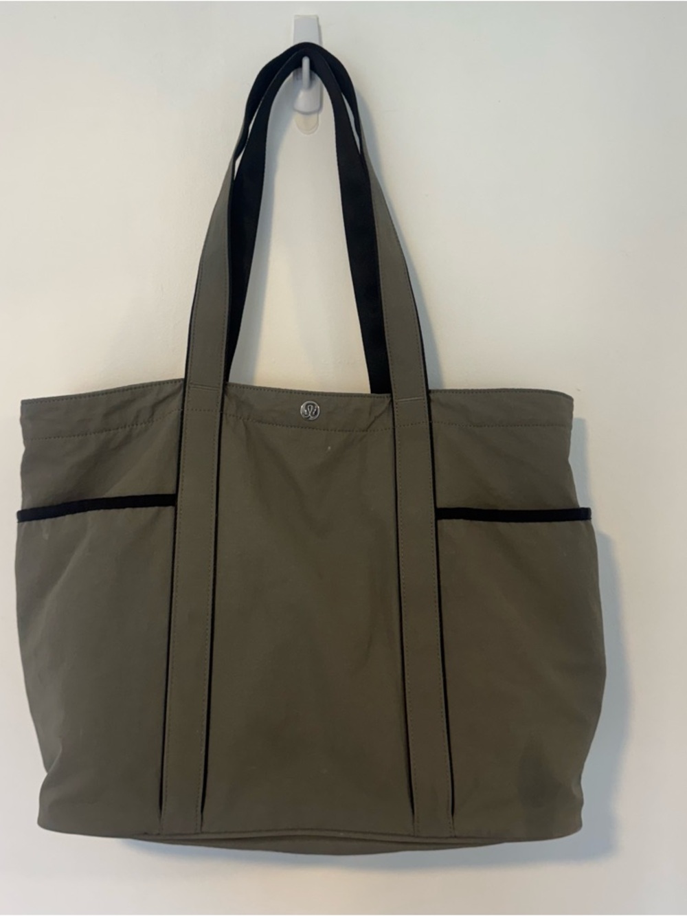 Lululemon Athletica Olive Green Tote Bag